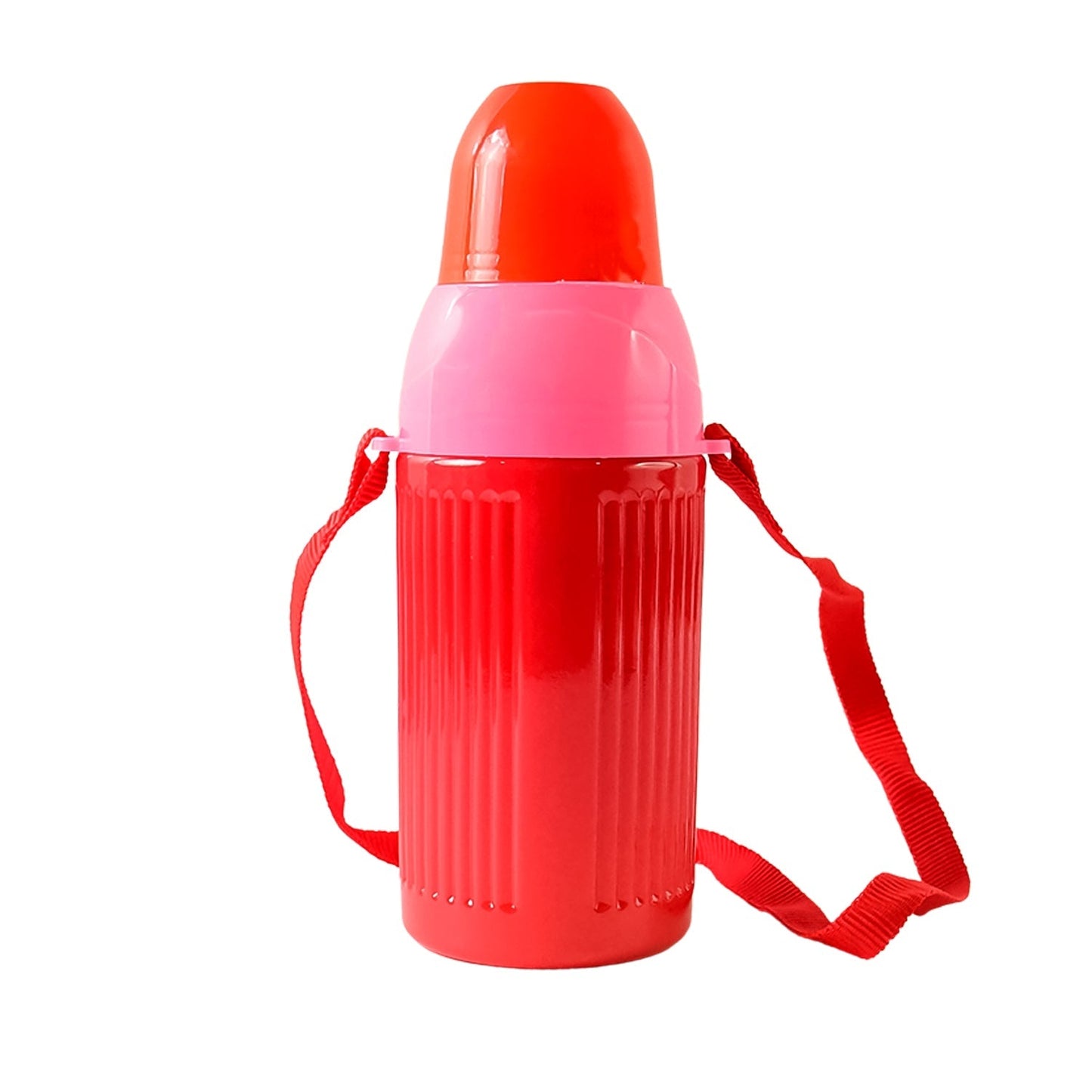 500ml Insulated Sports Water Bottle with Dori & Straw: Leakproof, BPA-Free, Kids