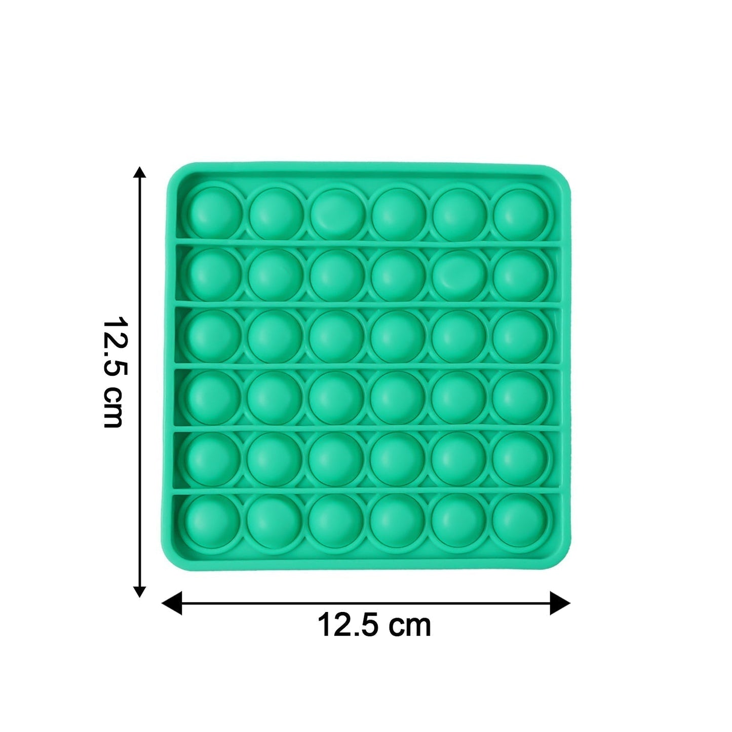 Premium Square Shape Silicone Pop It Fidget Toy (1 Pc)