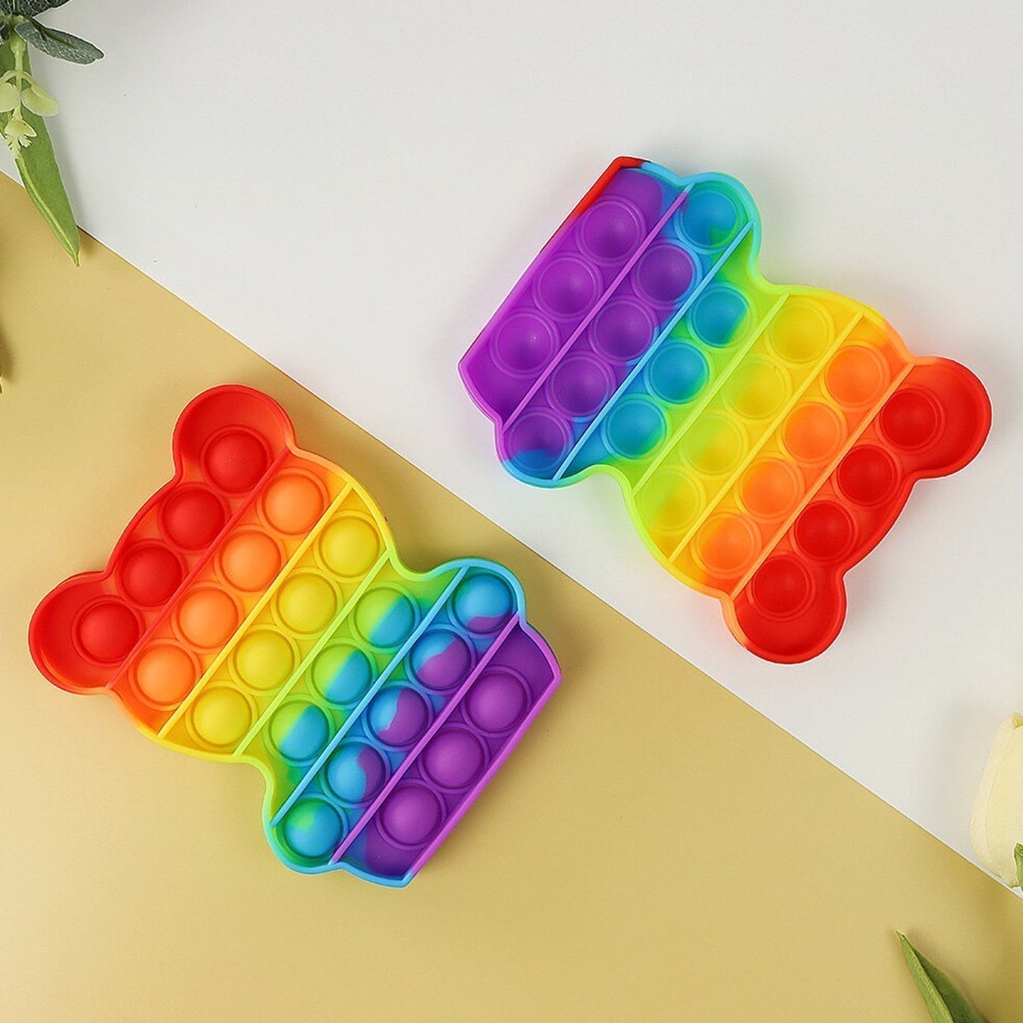 Bear It Fidget Toys Stress Relief Rainbow Toy ( 1 pcs )