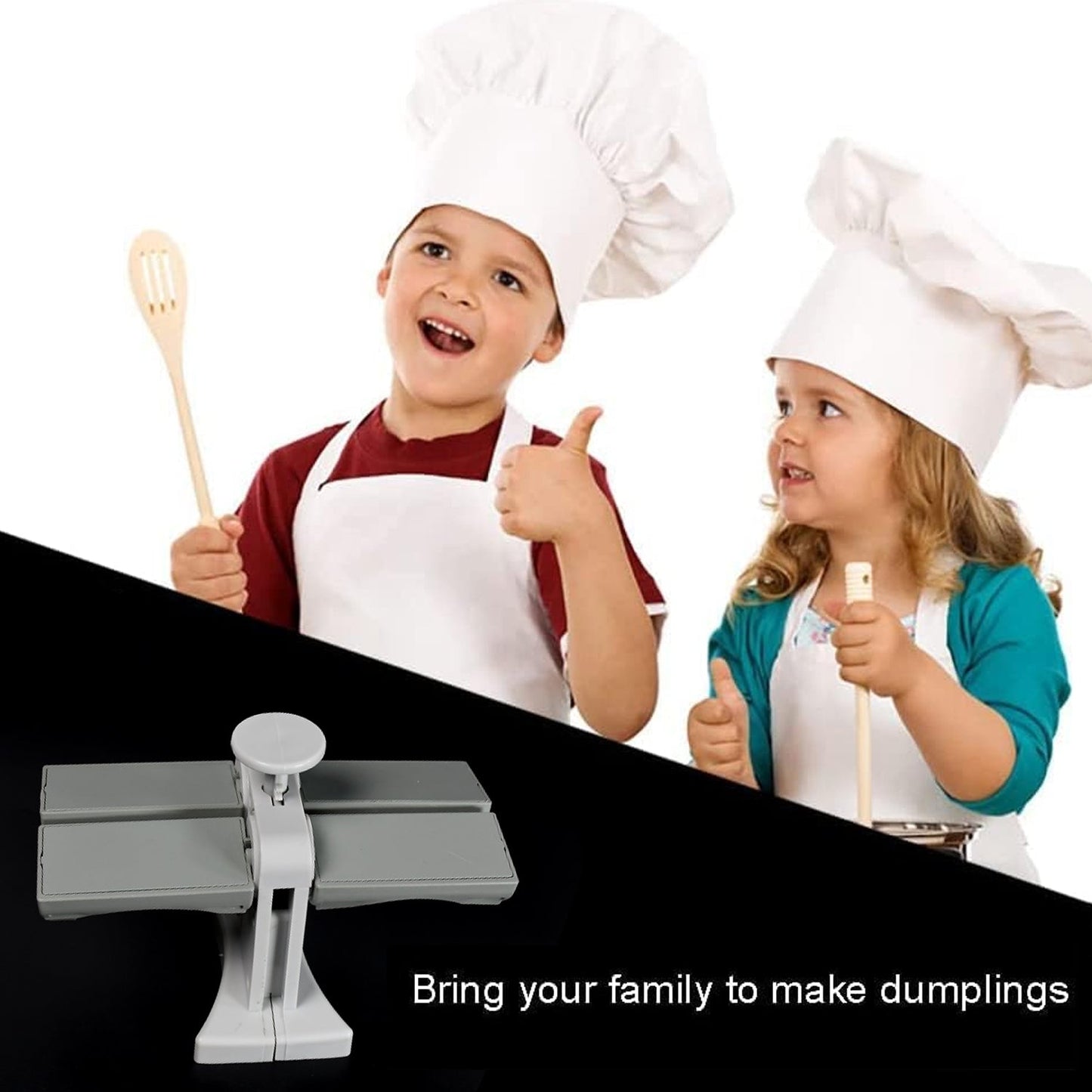 Double Head Dumpling Maker Mold – Easy Tool for Making Dumplings, Press Mold Kitchen Accessory