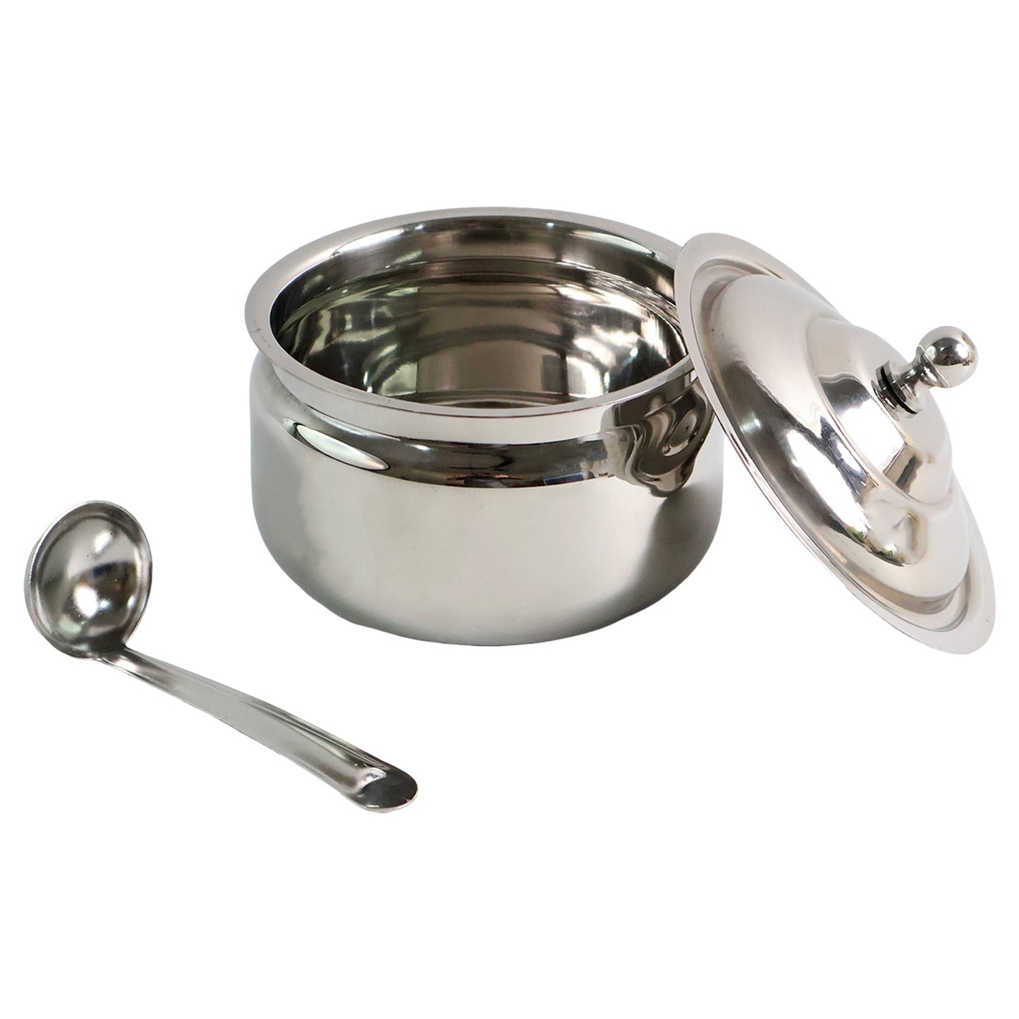 Premium Stainless Steel Ghee Pot (1 Set)
