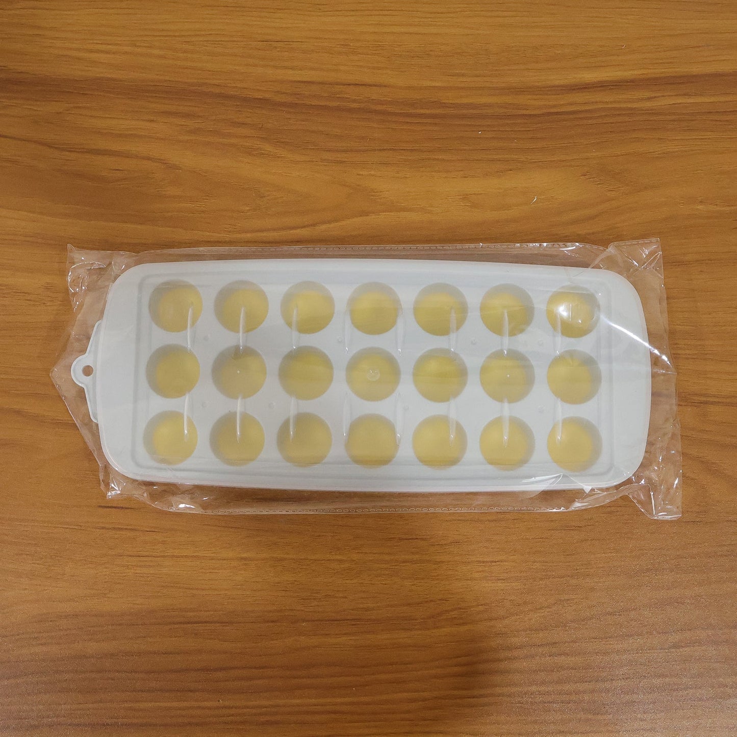 Round Ball Ice Cube Tray with Lid 21 Grid Ice Mold Tray (1 Pc)