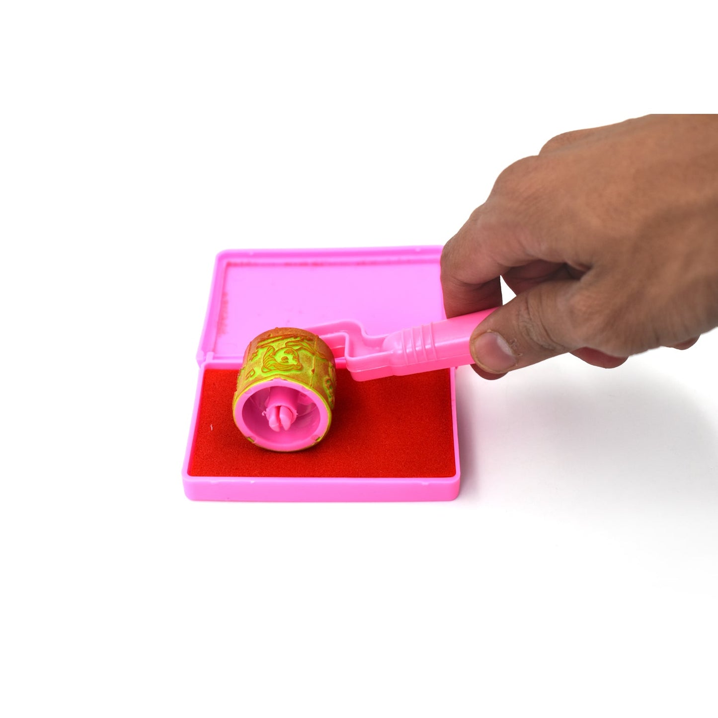 Roller Stamp used in all types of household places by kids and children’s for playing purposes.