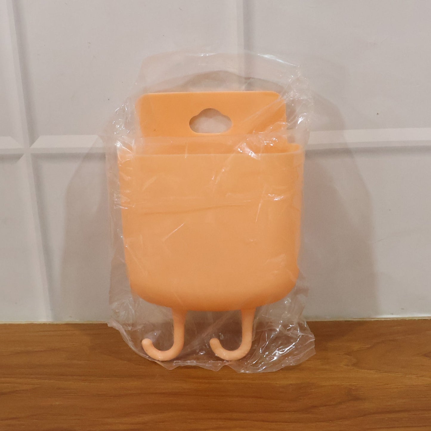 Multi-Purpose Plastic Wall Mounted Mobile Charging Holder (1 Pc)