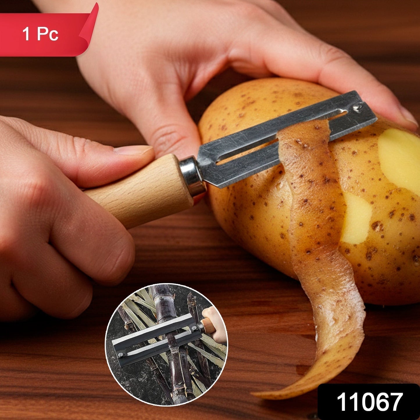 Multipurpose Stainless Steel Vegetable Peeler (1 Pc)