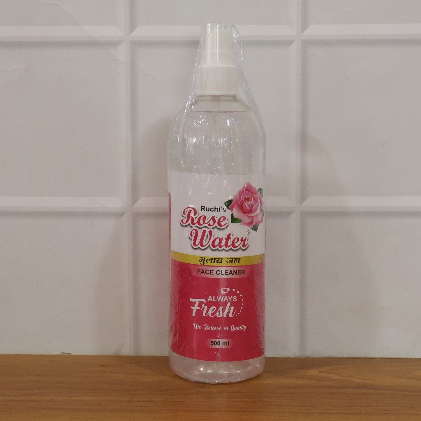 Rose Water Face Cleanser Spray Bottle (1 Pc, 500 ML)