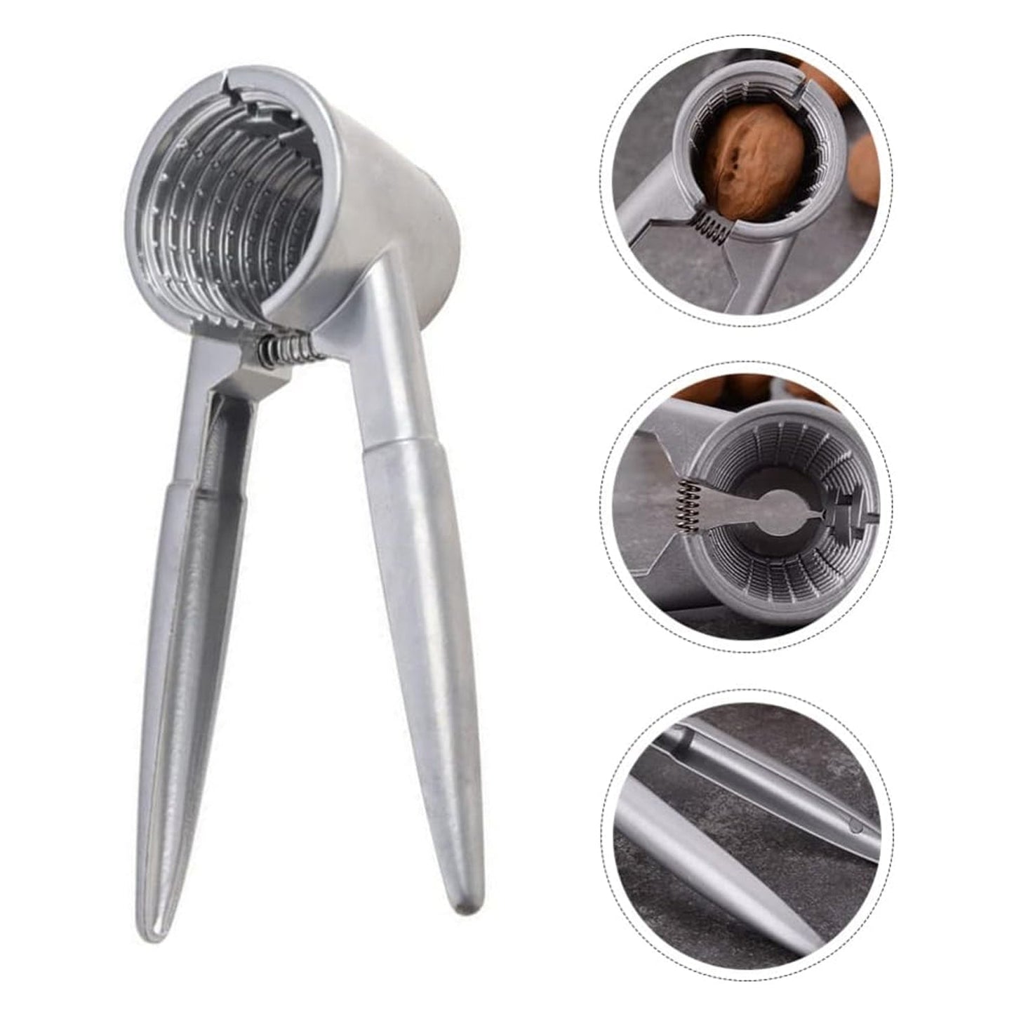 Luxury Stainless Walnut Cracker – Portable Nut Cutter & Bottle Opener for Nuts (Pecans, Almonds, Nuts)