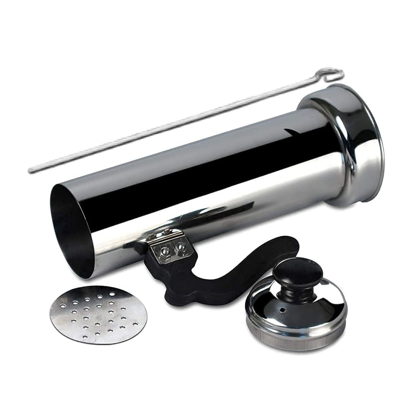 Puttu Maker Set with Steamer Plate & Pressure Cooker Top, Stainless Steel