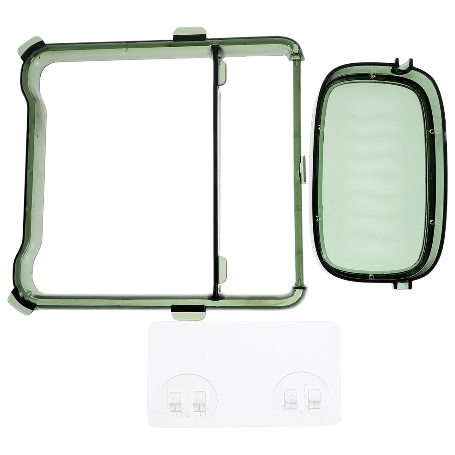 2-in-1 Self-Adhesive Towel Hanger & Soap Holder Stand (1 Pc)