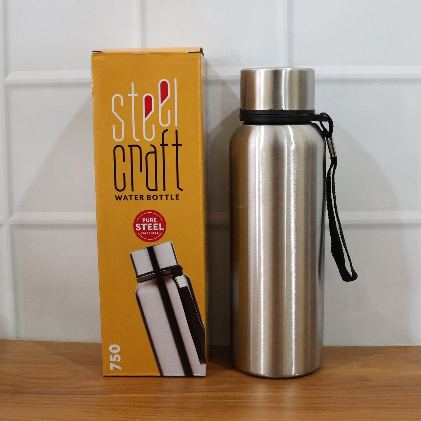 Stainless Steel Drink Water Bottle (750 ML)
