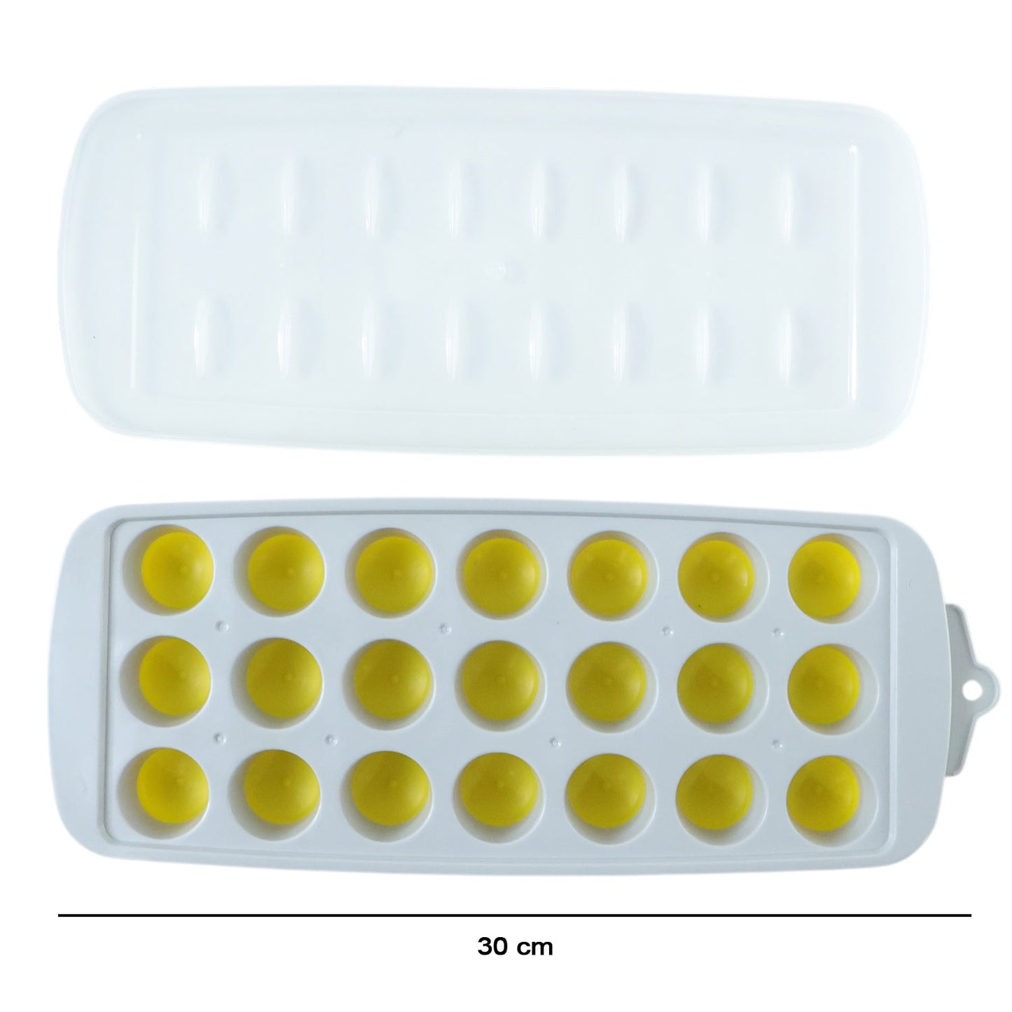 Round Ball Ice Cube Tray with Lid 21 Grid Ice Mold Tray (1 Pc)