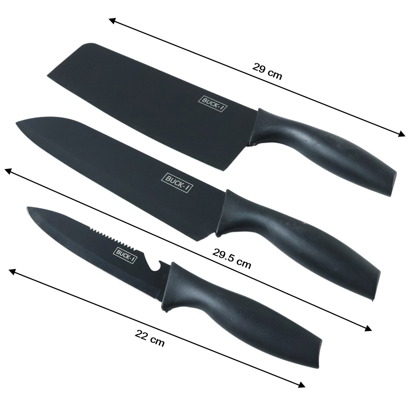 3-in-1 Professional Kitchen Knife Set (3 Pc set)