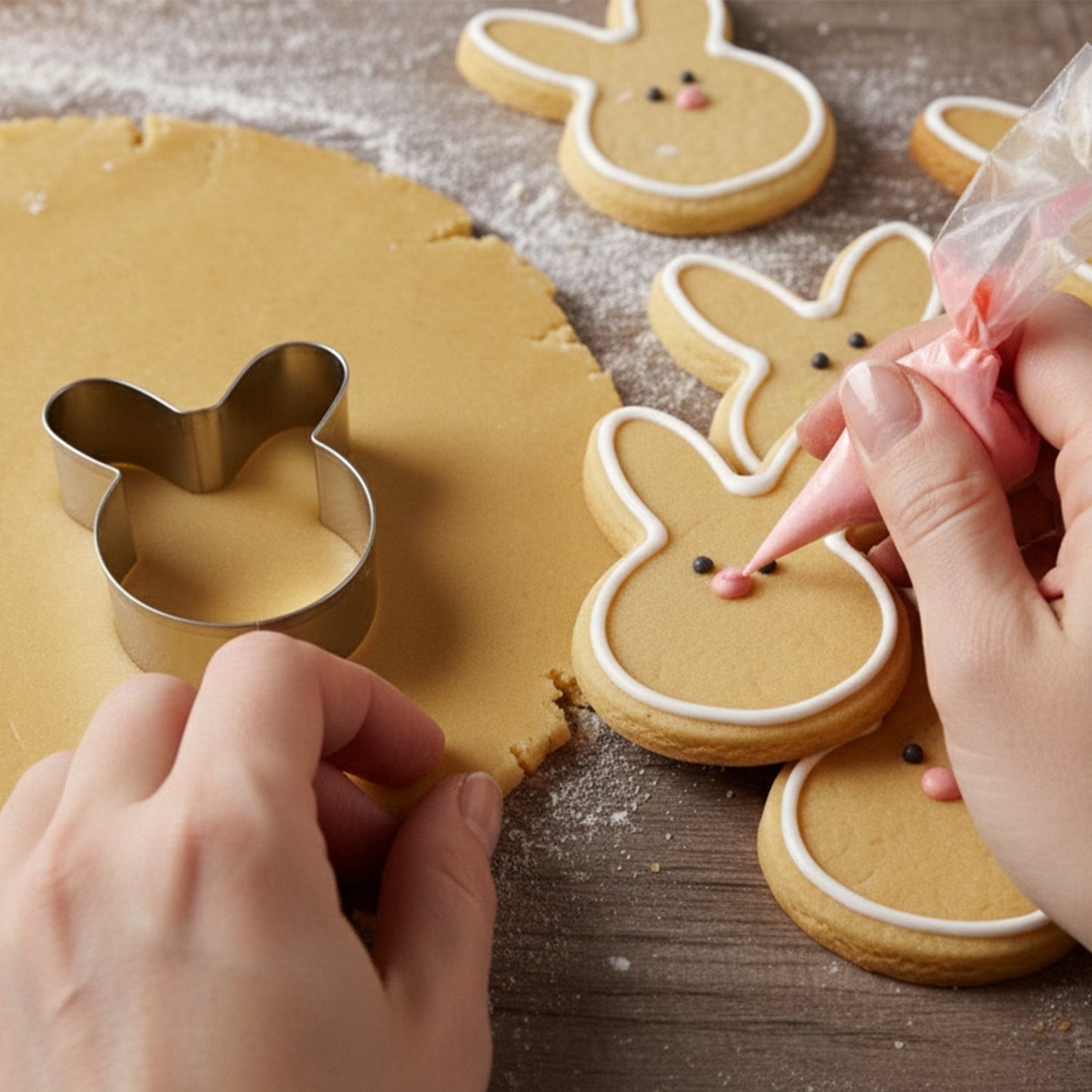 Stainless Steel House Shape Cookie Cutter Set (3 Pc Mix Design Set)