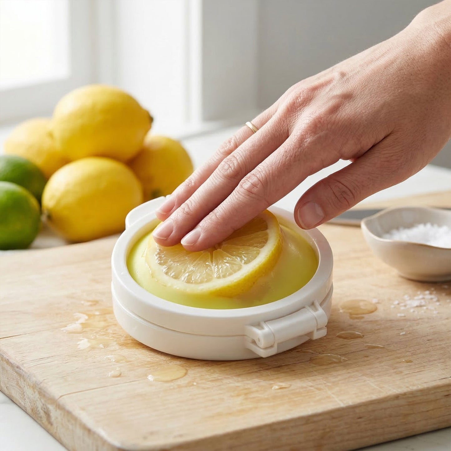 Round Food Saver Storage Container with Lid (1 Pc, 18 x 15 Cm)