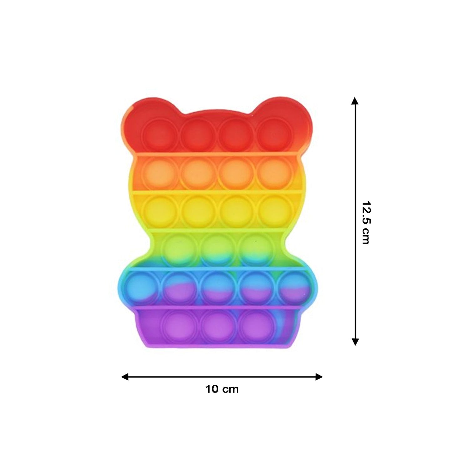 Bear It Fidget Toys Stress Relief Rainbow Toy ( 1 pcs )
