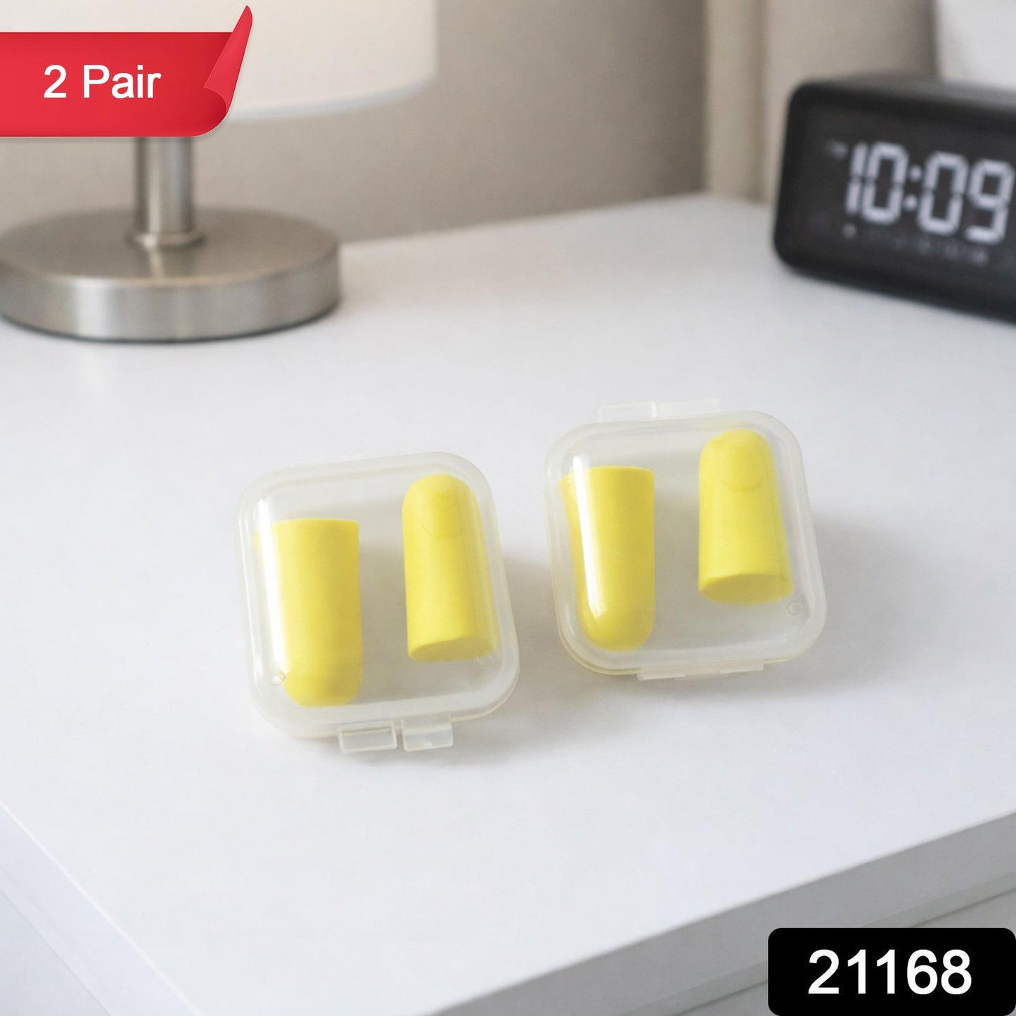 Soft Foam Noise Reduction Ear Plugs (2 Pair Pack)
