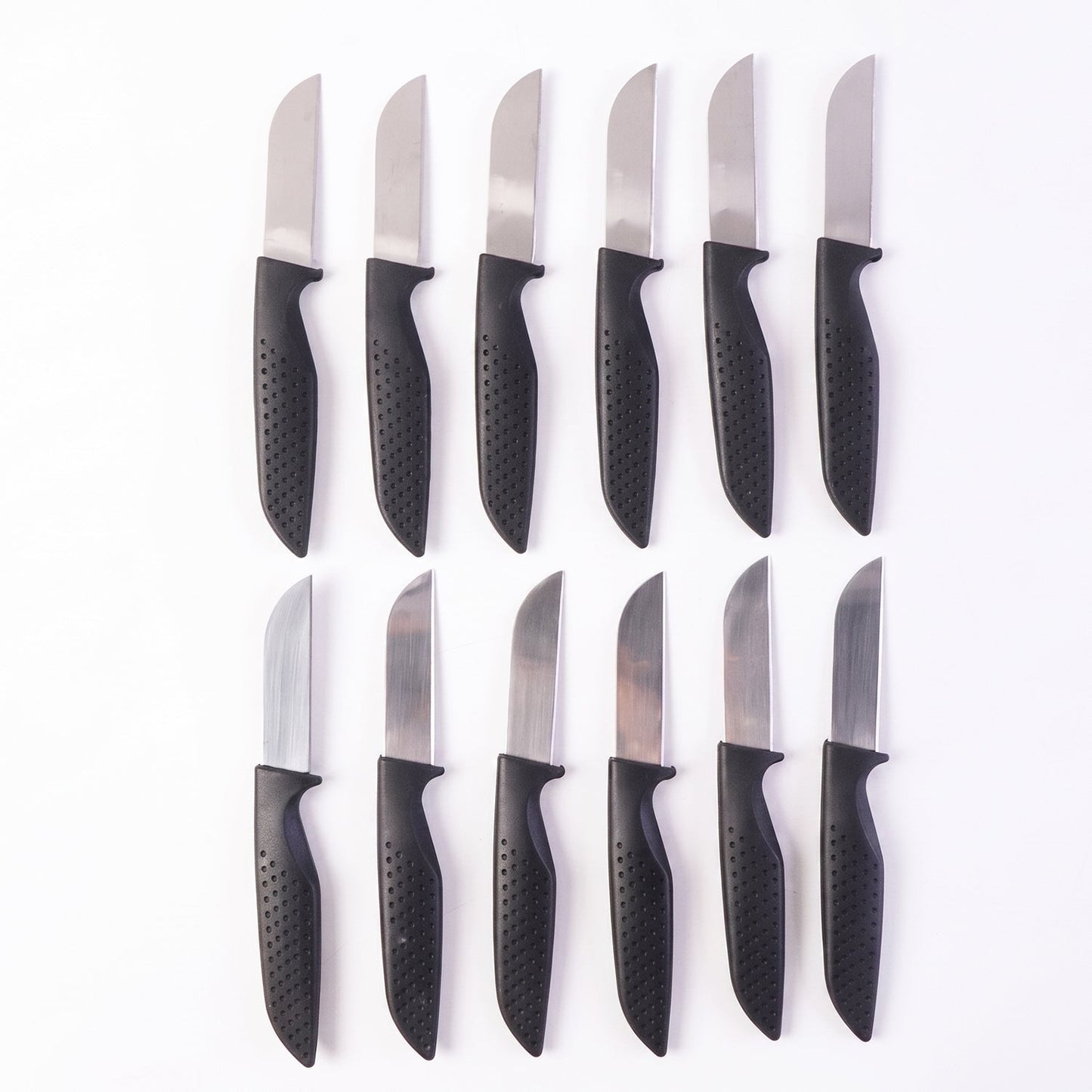 Kitchen Knife Set with Ergonomic Handles, Stainless Steel Chef Knives (12 Pc)