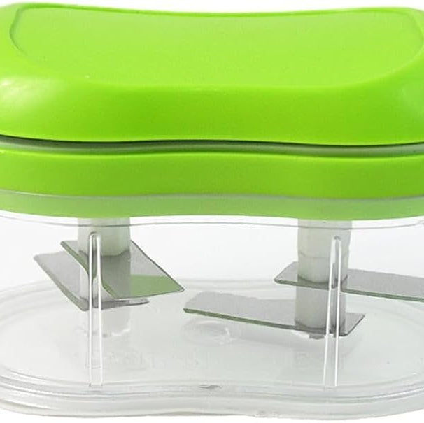 Multi-Purpose 2-Blade Hand Chopper | Manual Food Processor for Kitchen