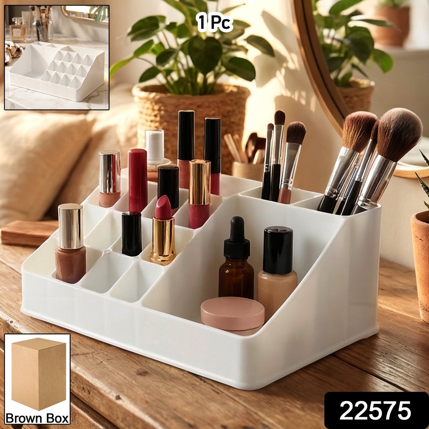 Multipurpose Makeup Organizer Storage Box (1 Pc)