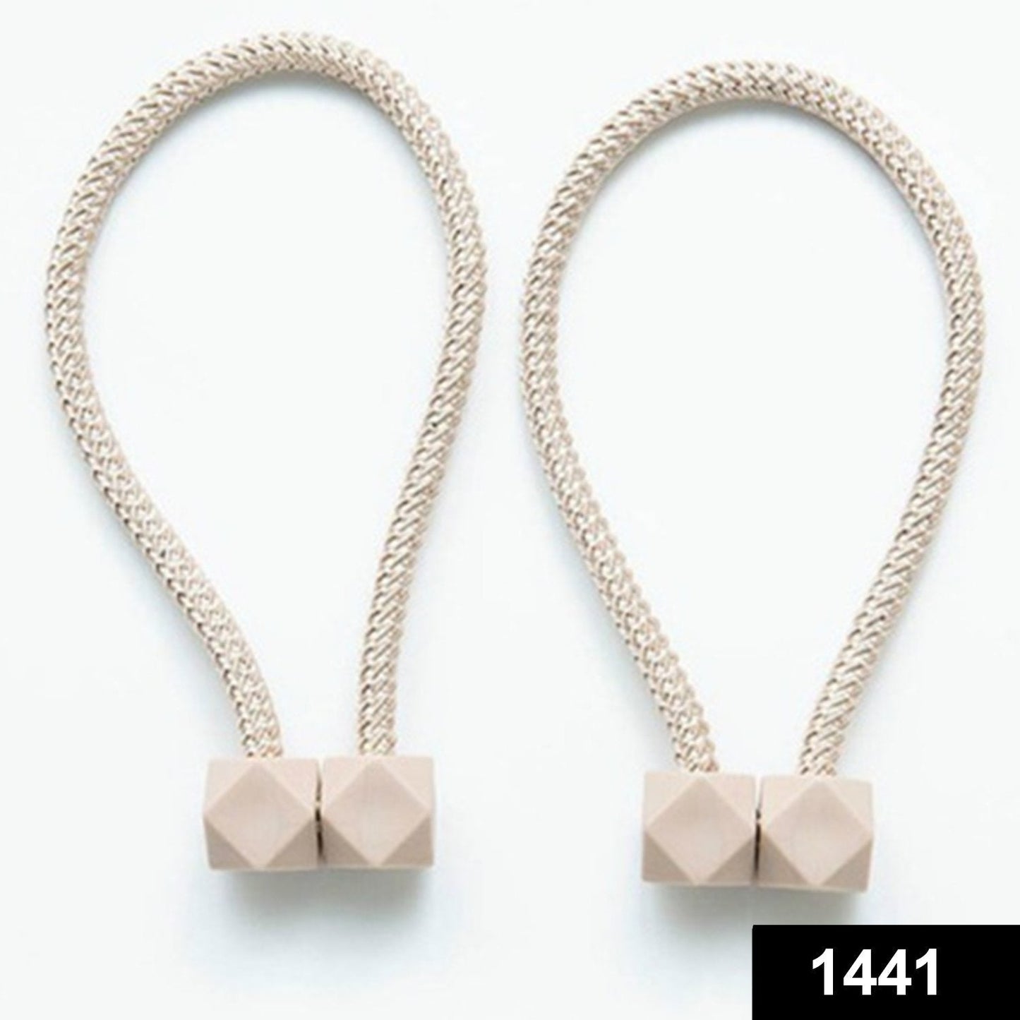 Home Magnetic Curtain Tiebacks, Straps, Buckle, Clips Rope Straps Window Curtain Bracket Decoration (2 Pc)