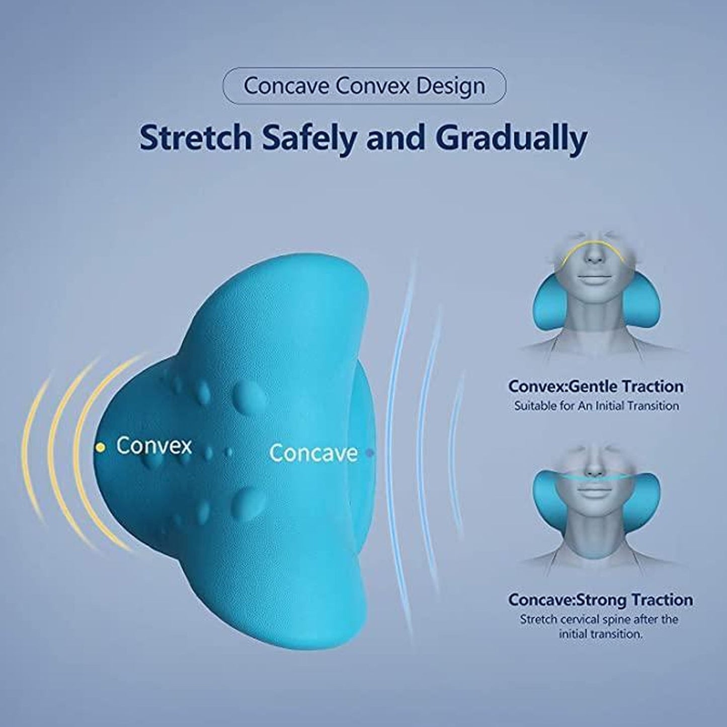 Neck Relaxer Cervical Pillow – Neck & Shoulder Pain Relief, Acupressure Massage, Medical Grade, Orthopaedic Recommended