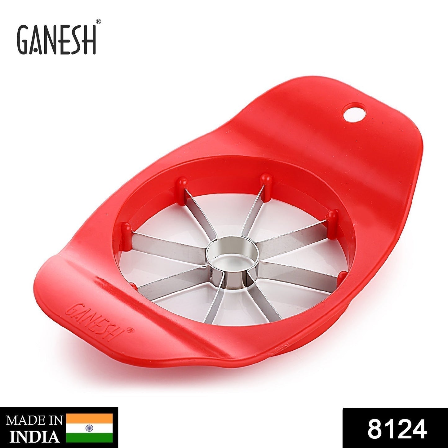 Ganesh Plastic & Stainless Steel Apple cutter (colors may vary)