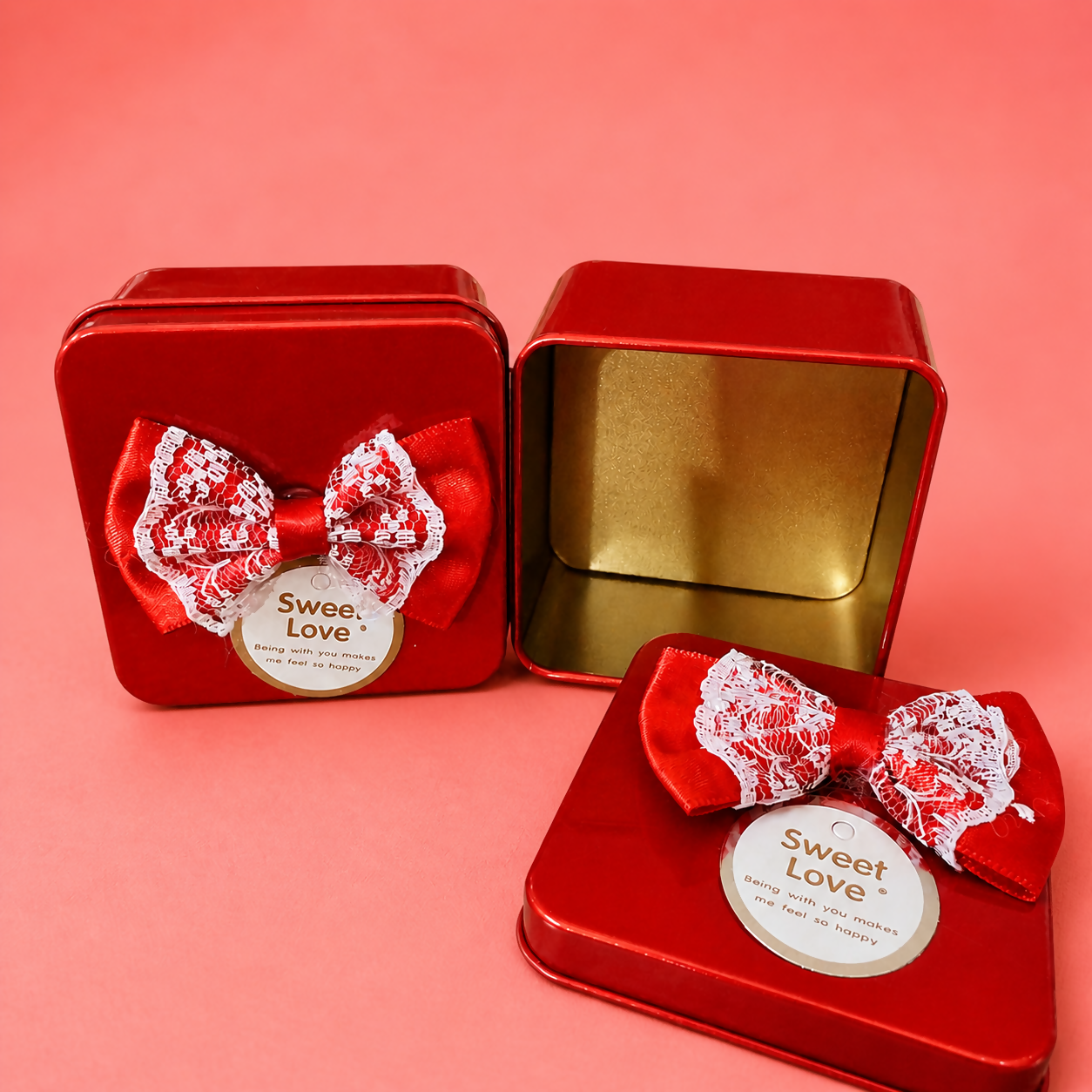 Mini Gift Box with Bow – Decorative Storage & Jewelry Box