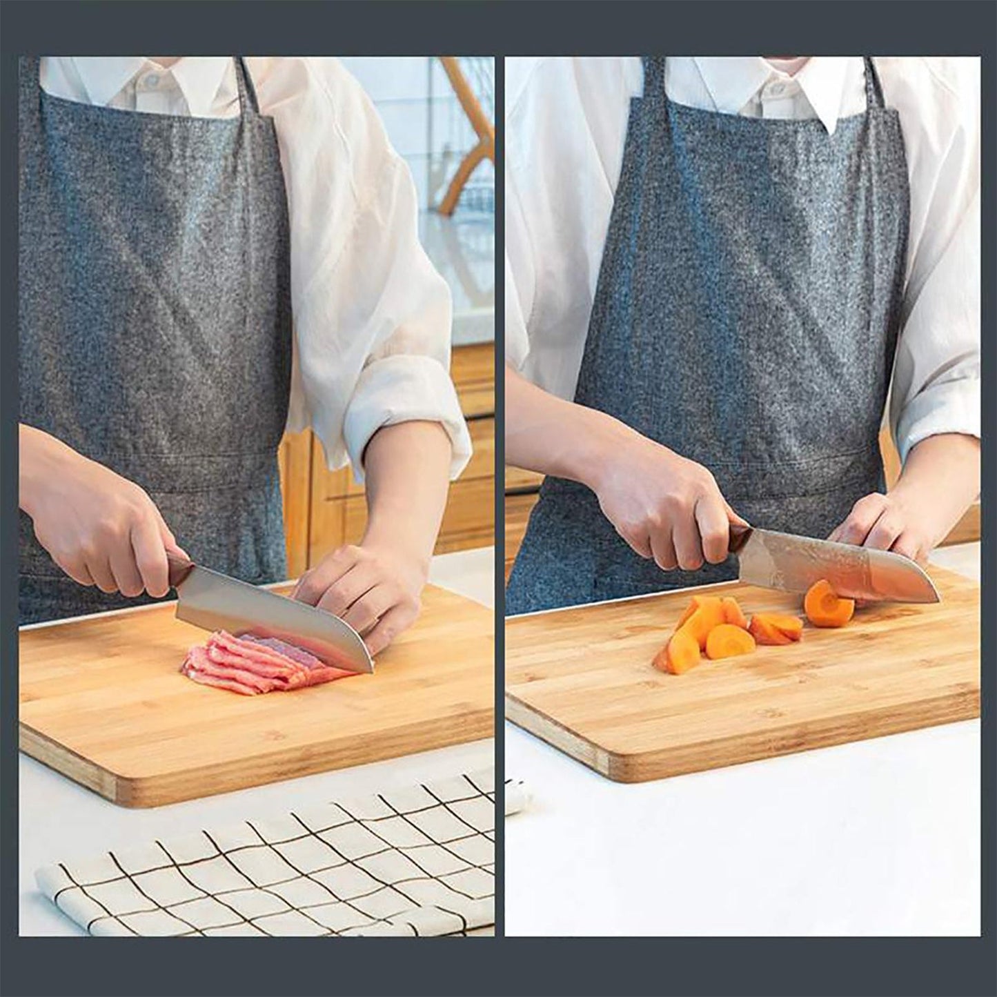 Wooden Chopping / Cutting Board with Anti Skid Mat