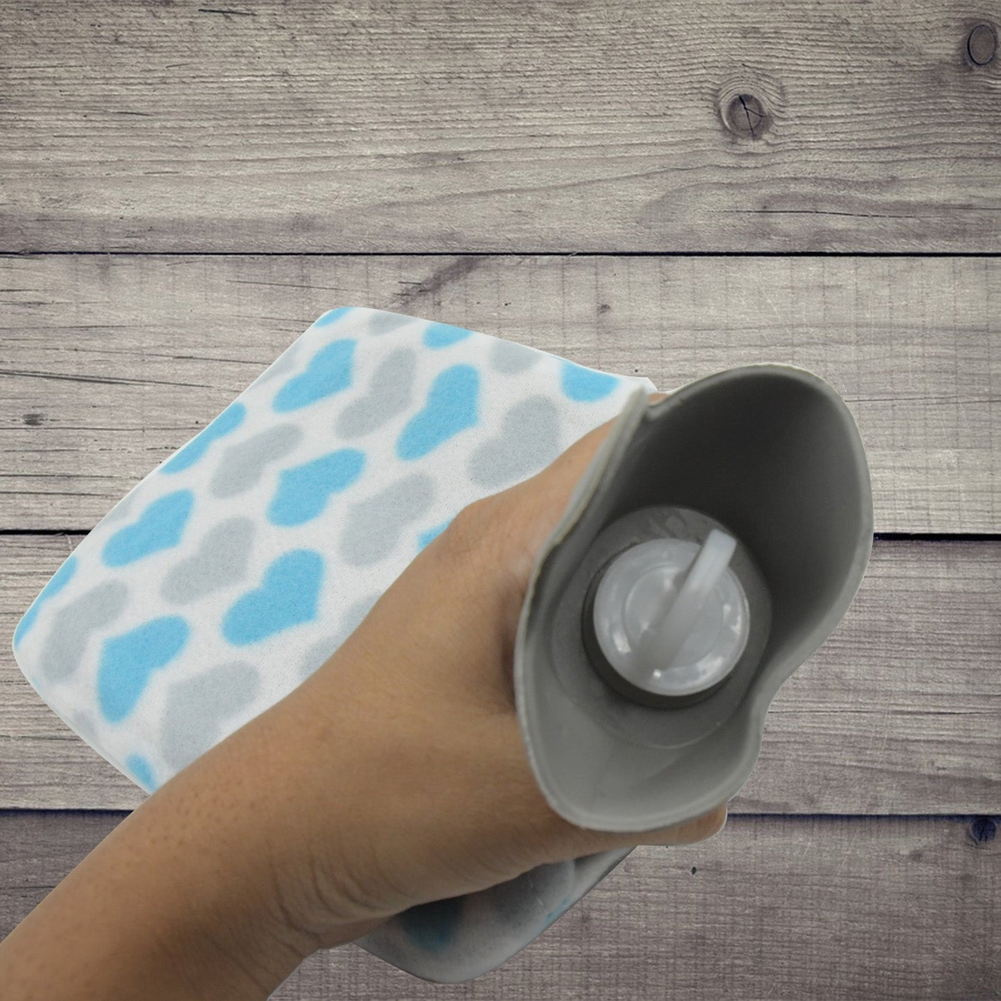 Hot Water Bag with Cover for Pain Relief & Cramps, Leak-Proof Therapy Bottle (1 Pc)