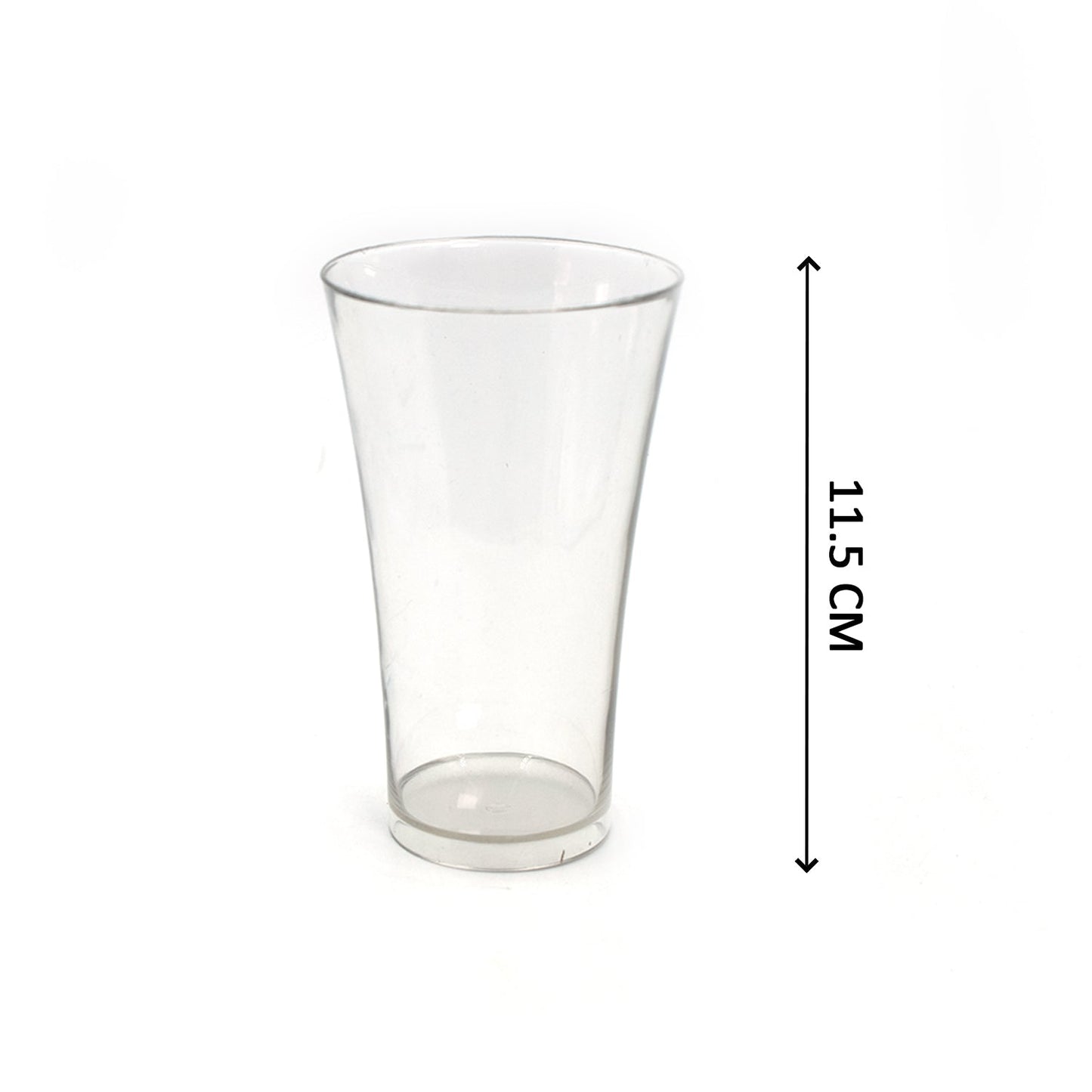 Plastic Drinking Glass Juice Glass Water Glass Set of 6 Transparent Glass