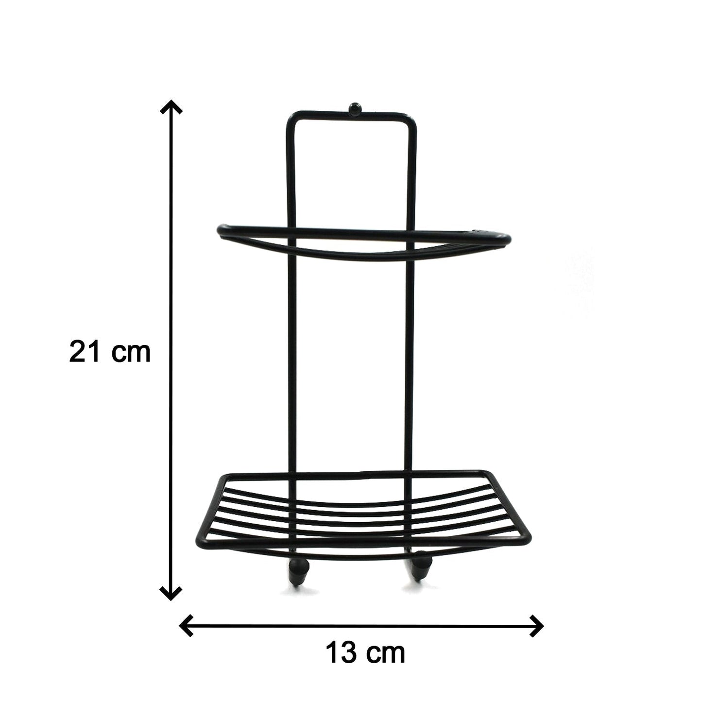 2 Layer SS Soap Rack used in all kinds of places household and bathroom purposes for holding soaps.