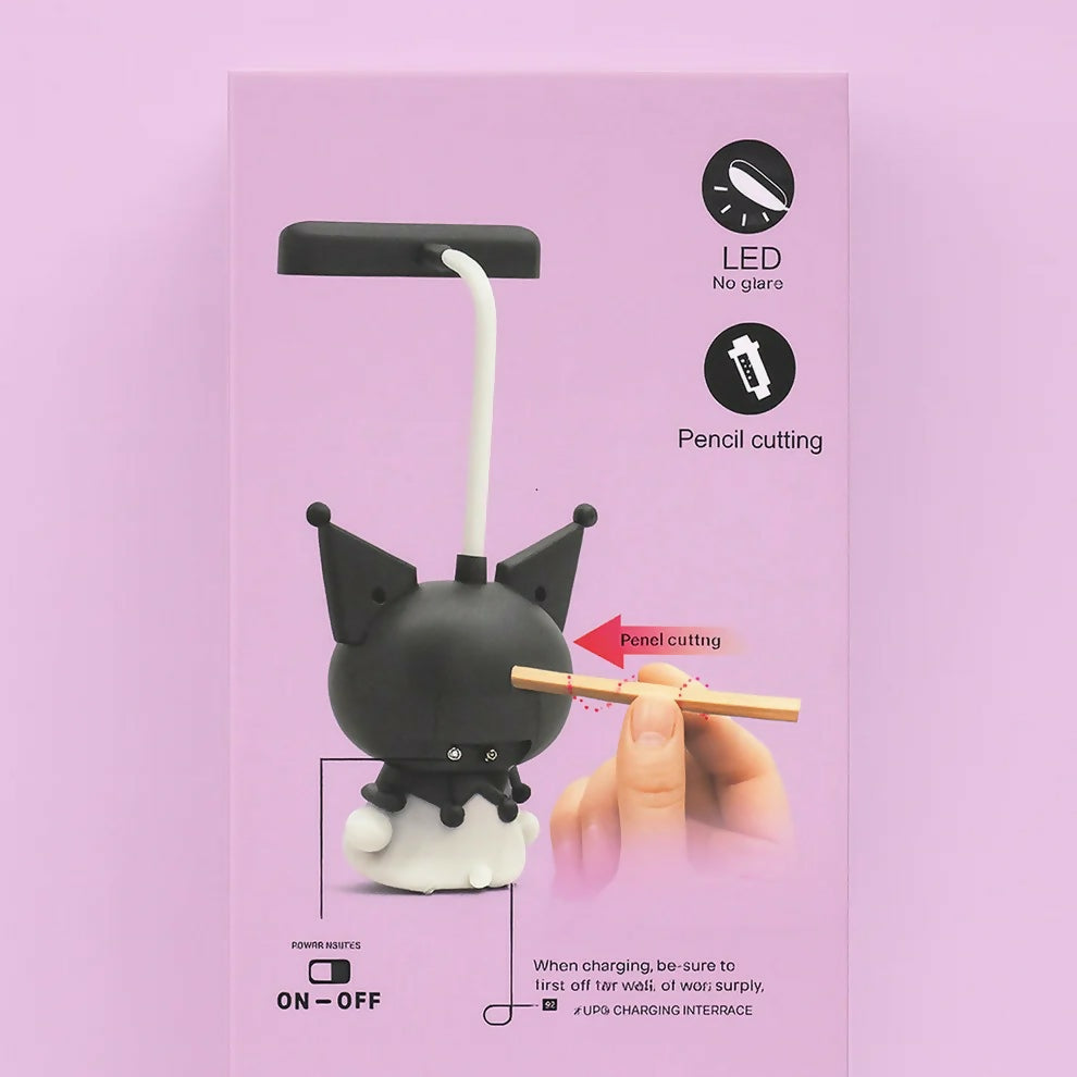 Cute Cartoon LED Desk Lamp for Kids Study and Bedside Use