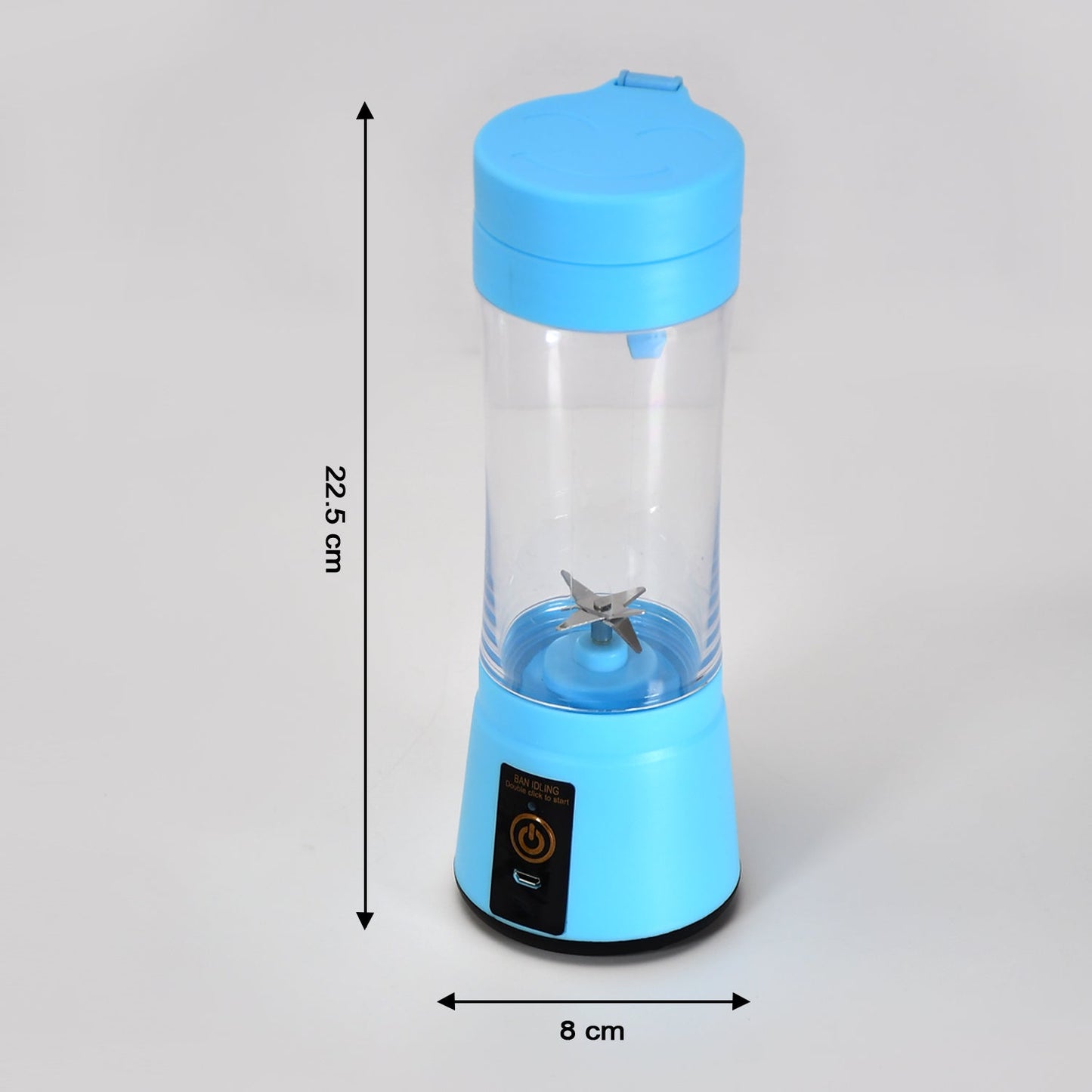 Portable USB Rechargeable 6-Blade Juicer Blender