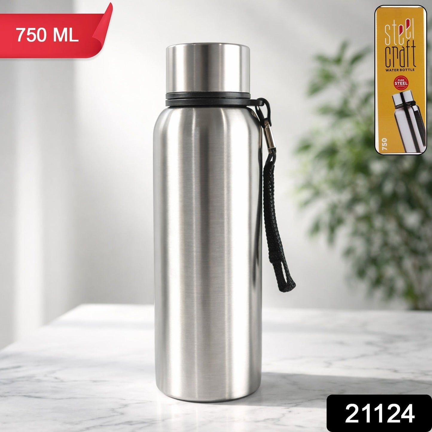 Stainless Steel Drink Water Bottle (750 ML)