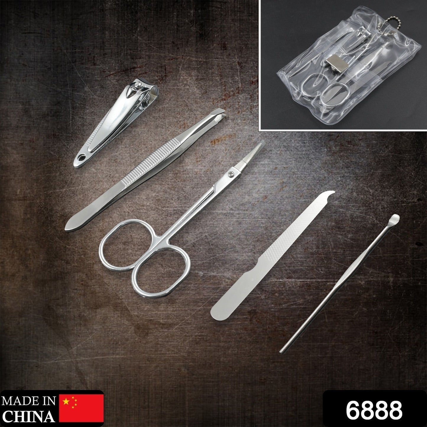 Professional 5-Piece Stainless Steel Nail Clippers Kit – Travel & Home