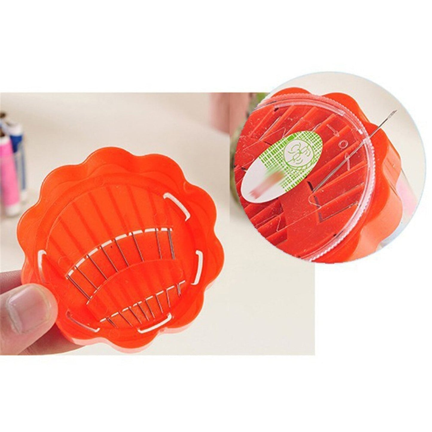 24 Pc Sewing Box used in storing of thread roles and sewing stuff including all home purposes.