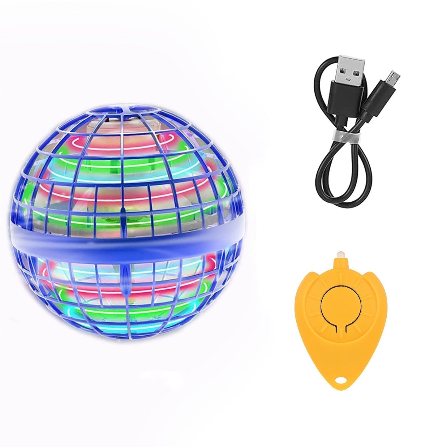 Flying Ball Toy - USB RGB Lights 360° Rotating Magic Ball | Natation