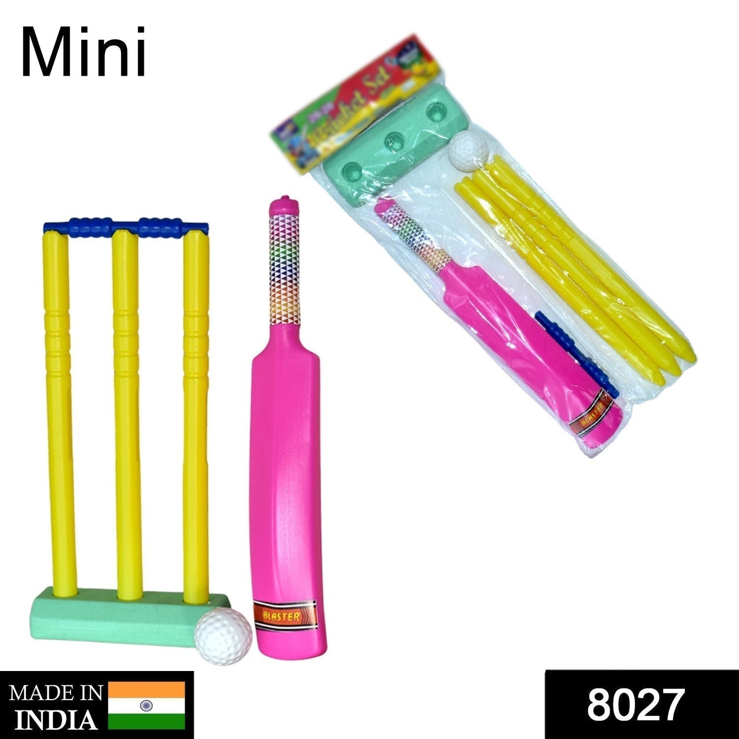 Plastic Cricket Bat Ball Set for Boys and Girls