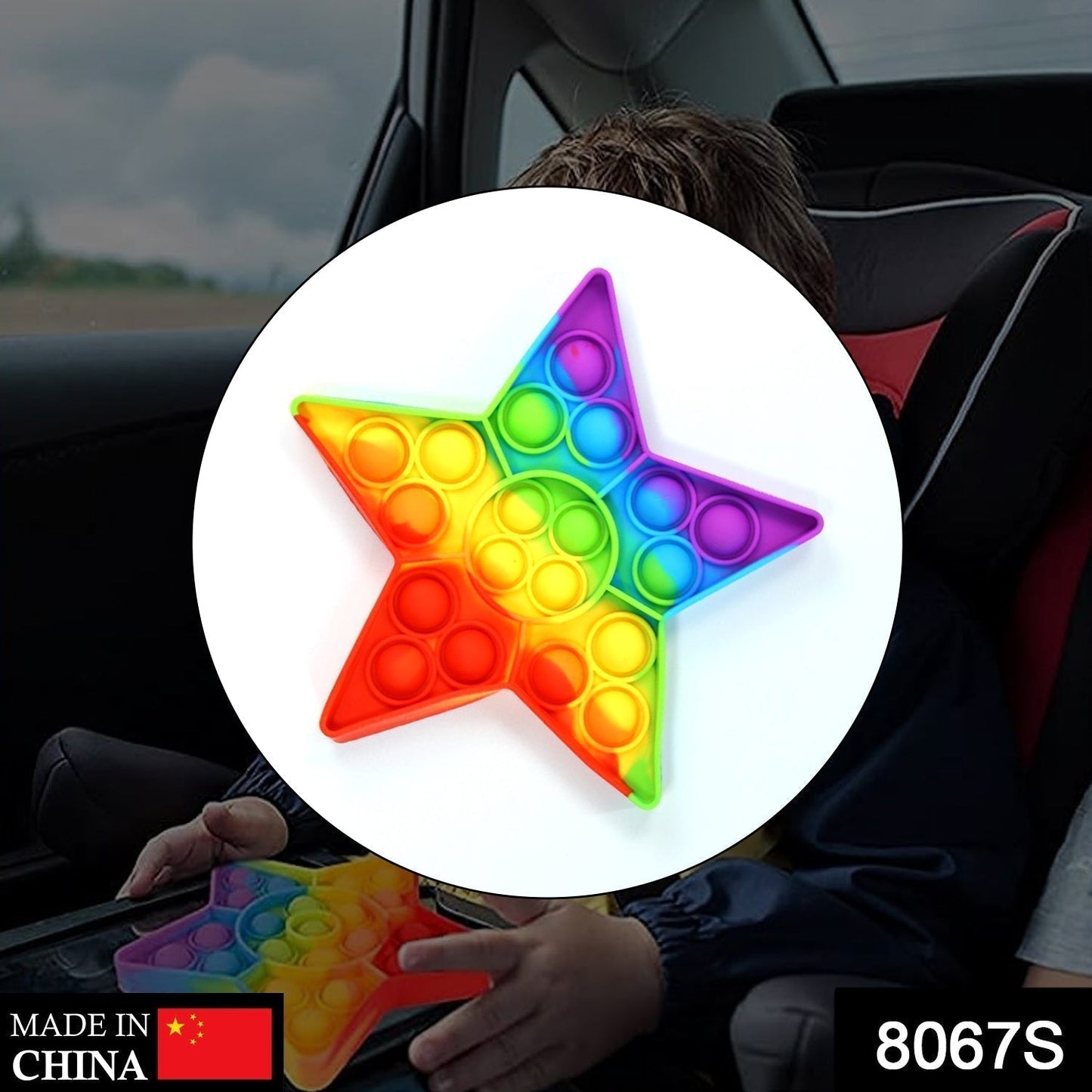 Push Bubble Fidget Sensory Toy,Autism Special Needs Silicone Stress Relief Toy,Great Fidget Toy Sensory Toys Novelty Gifts for Girls Boys Kids Adults