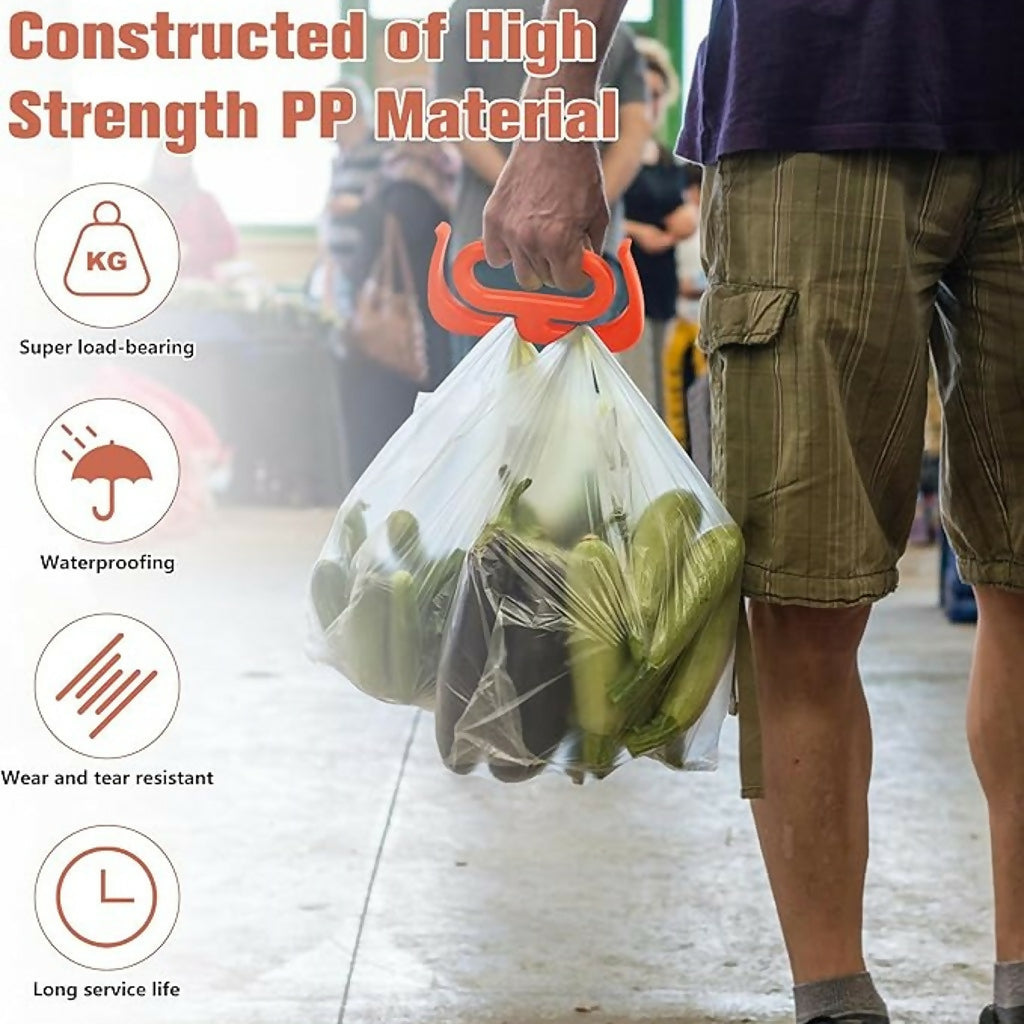 Heavy Duty Grocery Bag Carry Handle Grip Holder (Pack of 1)