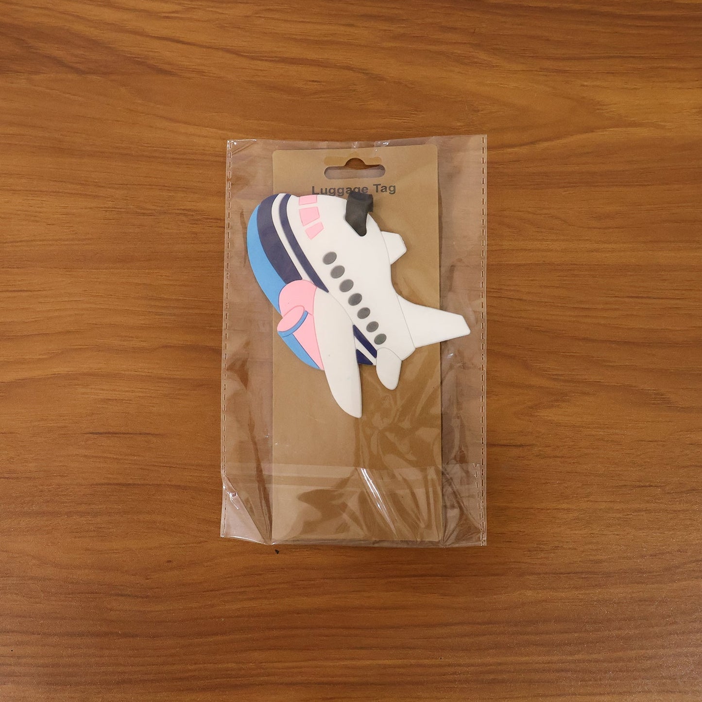 Airplane Shape Travel Identification Luggage Bag Tag (1 Pc)