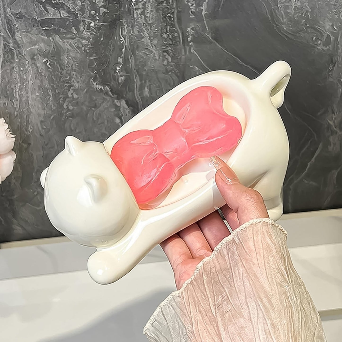 Cartoon Animal Shape Soap Dish Holder (1 Pc)