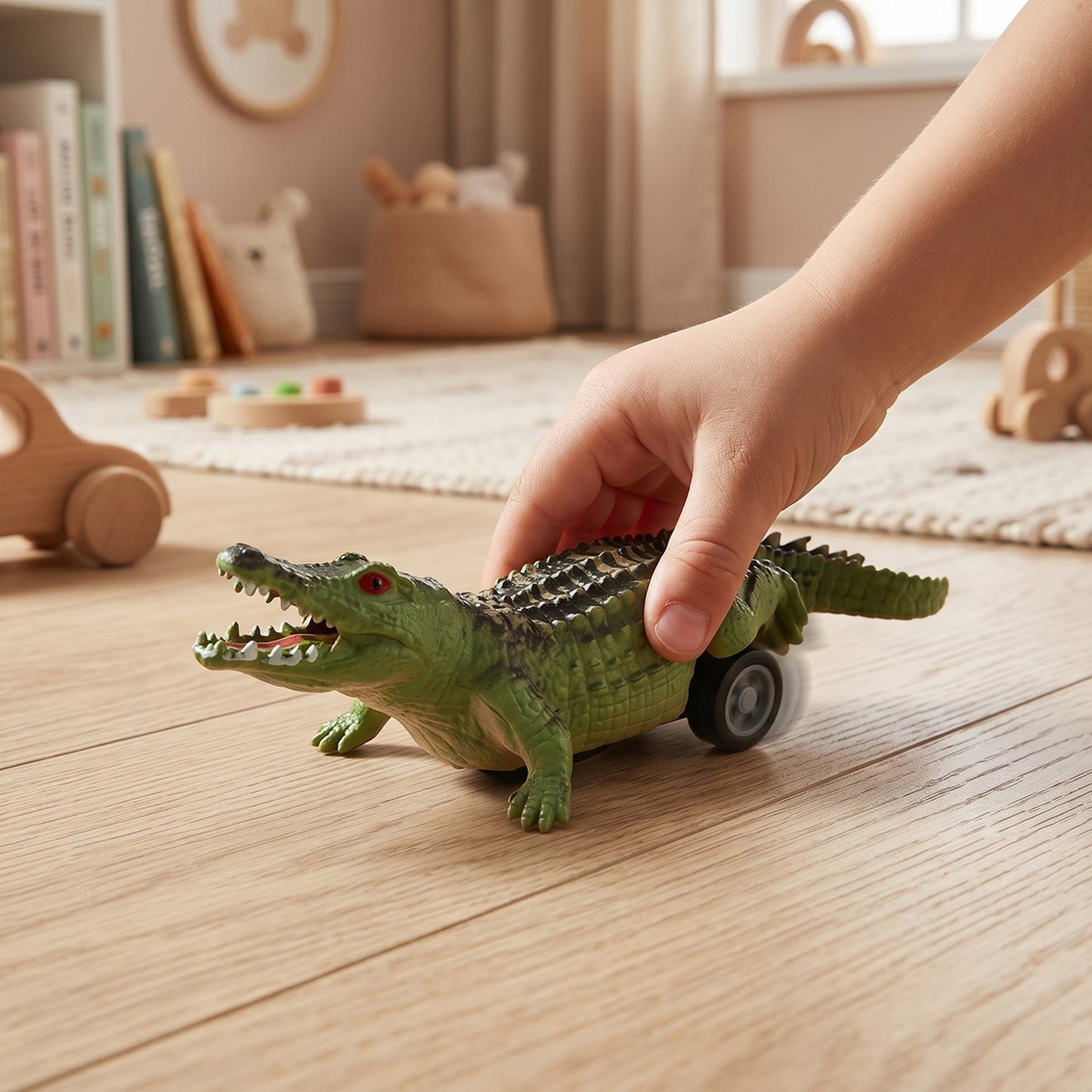 Kids Animal Pull Back Toy (1 Pc Mix Design)