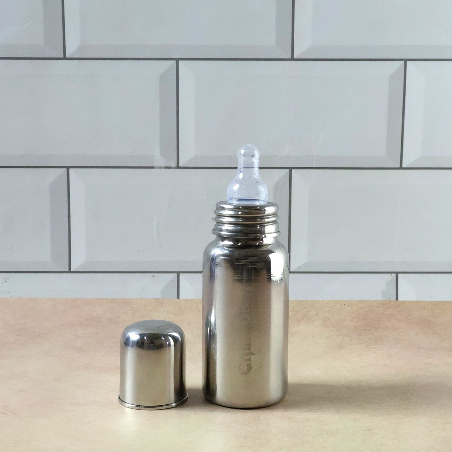 Stainless Steel Baby Feeding Bottle 200ML