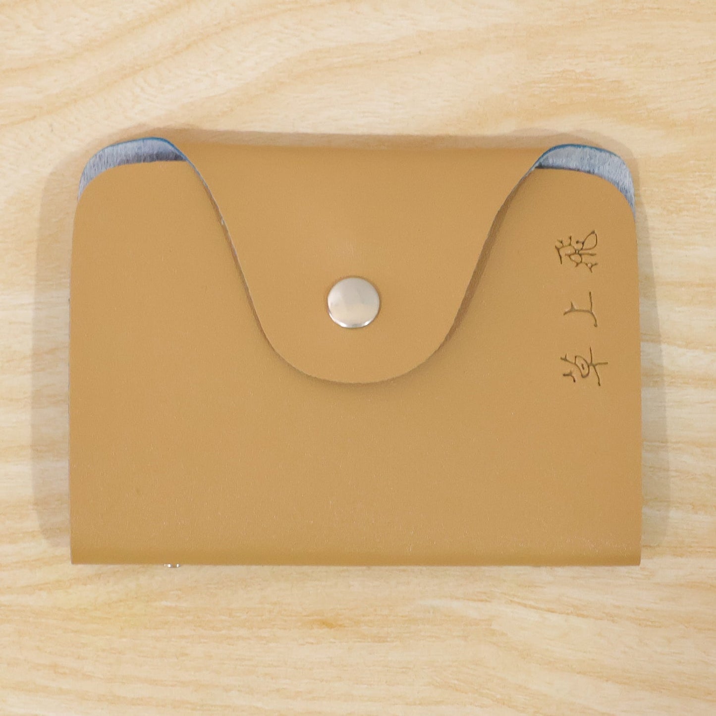 Premium Button Closure Card Holder Wallet with 10 Inner Leafes (1 Pc)