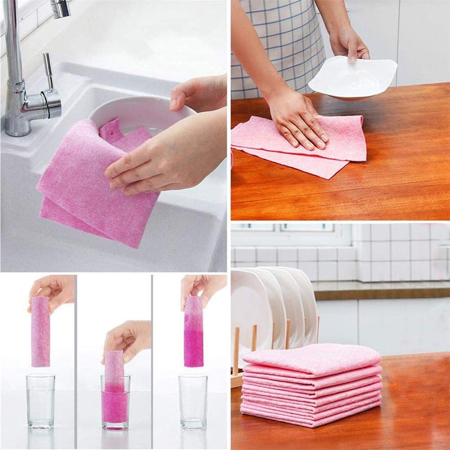 Super Absorbent Cleaning Cloth (2 Pc)