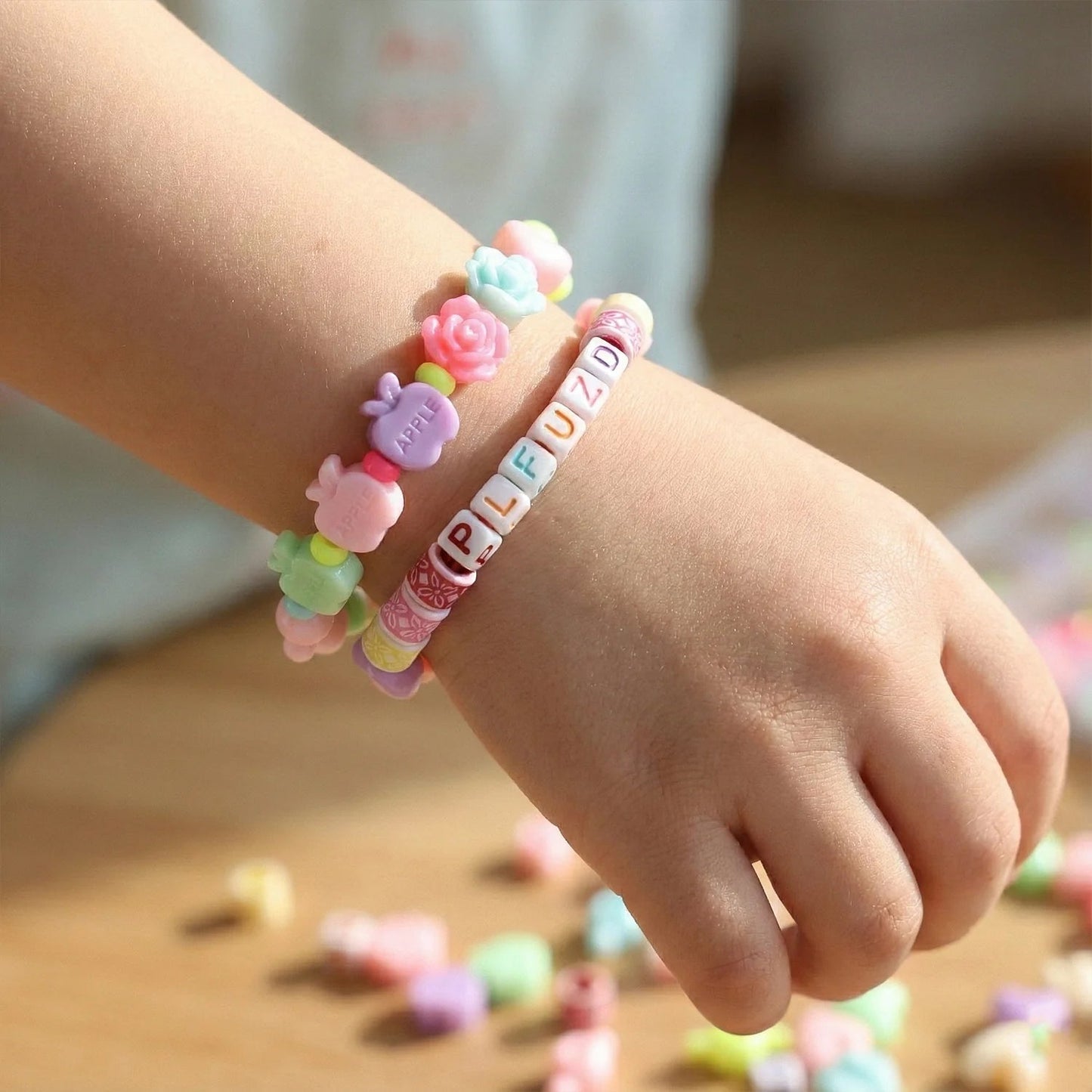 DIY Kids Creative Beads Jewellery Making Kit (1 Set)