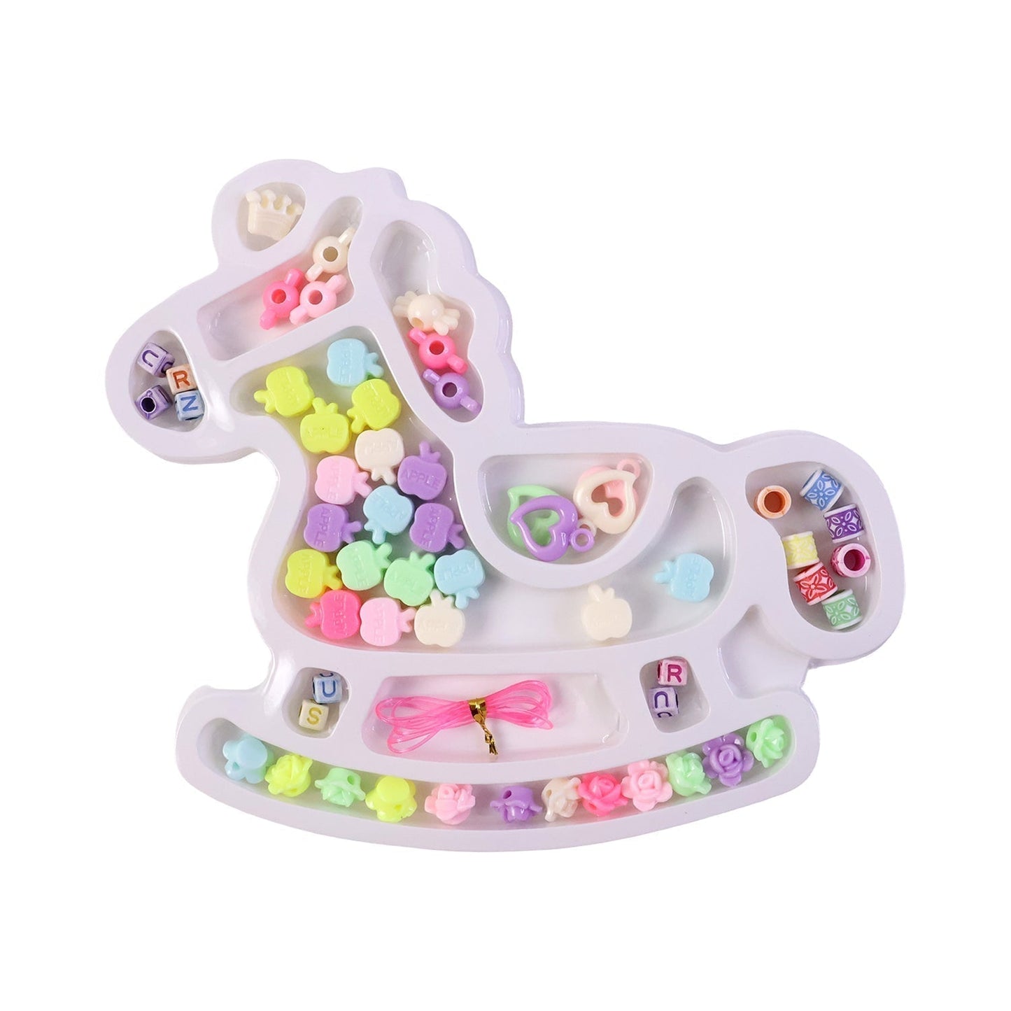 DIY Kids Creative Beads Jewellery Making Kit (1 Set)
