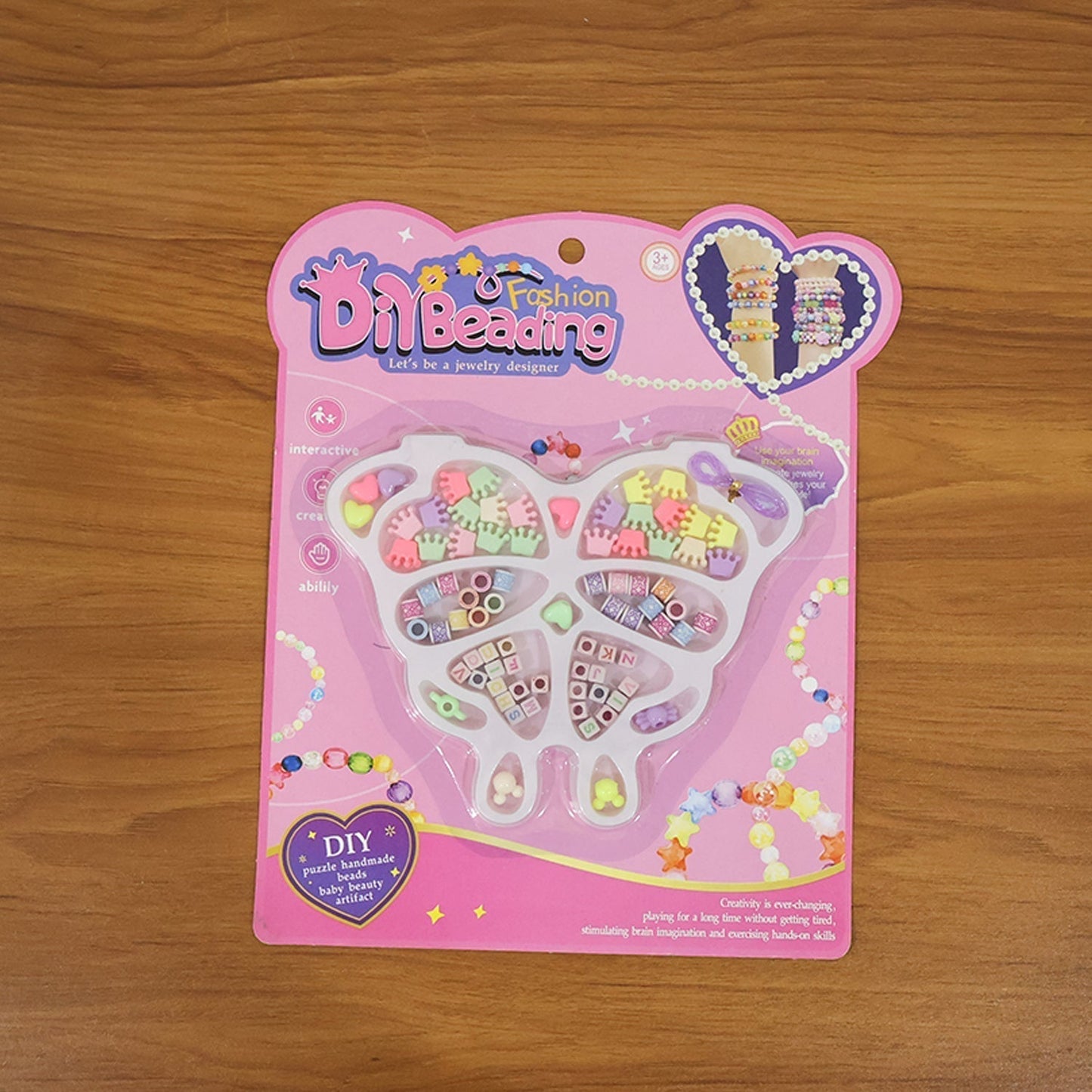 DIY Fashion Beading Jewellery Making Kit (1 Set)