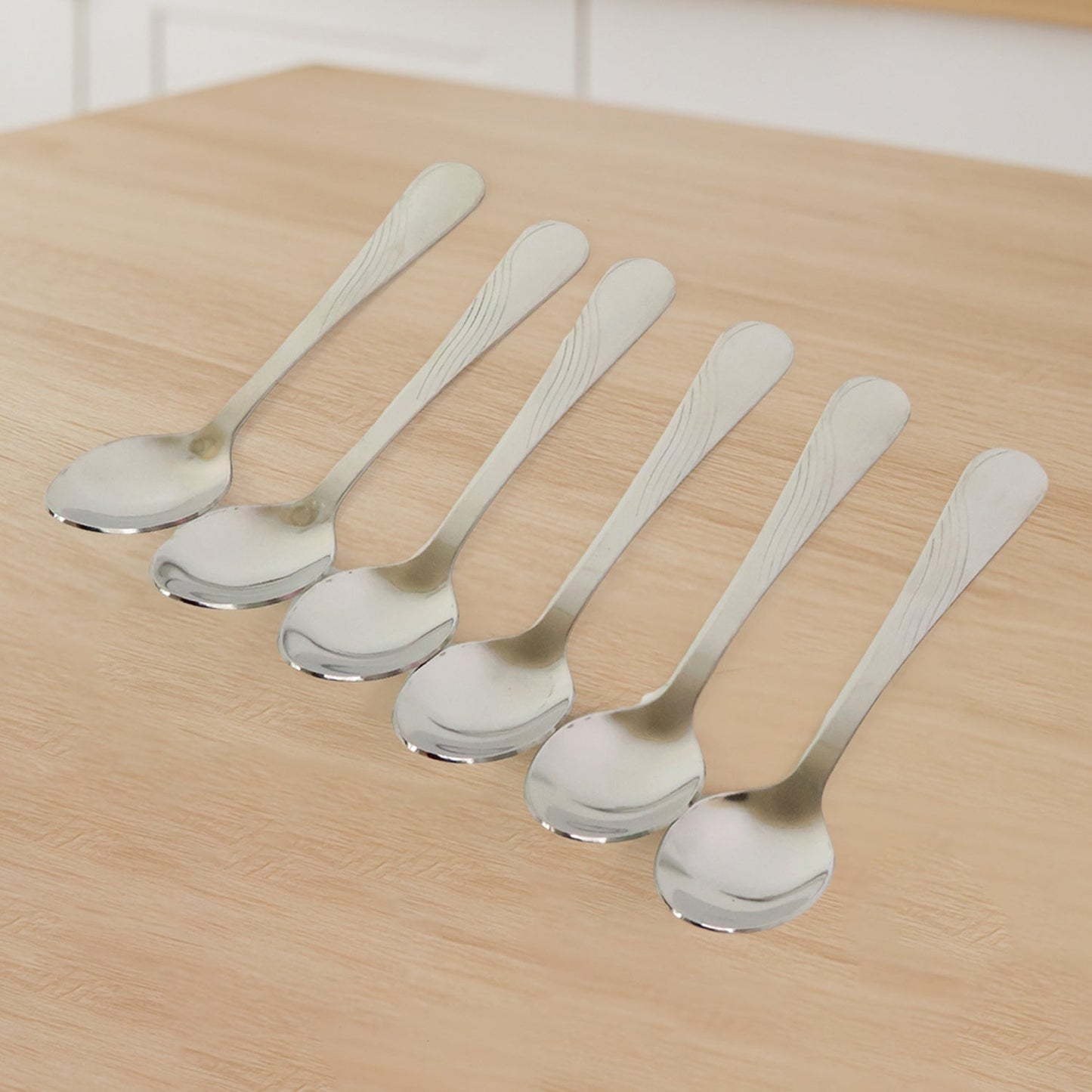 Supermom Diamond Stainless Steel Dining Spoon (6 Pc / Set)